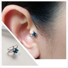 Cheap Tiny Ear Cuff As Gift, Luxury Fine Jewelry Style Pierced Ear Cuff, Cheap Ear Climbers For Gift, Affordable Silver Ear Cuff With Ear Wire, Cheap Adjustable Hypoallergenic Ear Cuff, Cheap Adjustable Nickel-free Ear Cuff, Fake Ear Piercings Tutorial, Tragus Jewelry, Tragus Earring