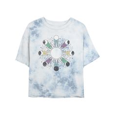 You will love the fun and comfortable style of this Juniors' Celestial Zodiac Sun Circle Graphic Tee. You will love the fun and comfortable style of this Juniors' Celestial Zodiac Sun Circle Graphic Tee. FEATURES Short sleeves CrewneckFABRIC & CARE Cotton Machine wash Imported Size: Medium. Color: White Blue. Gender: female. Age Group: kids. Sun Circle, Circle Graphic, Comfortable Style, Blue Gender, Comfortable Fashion, Fabric Care, Gender Female, White Blue, Graphic Tee