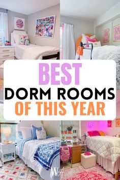 dorm rooms Doorm Room, Dorm Organization Hacks, Dorm Storage Ideas, Aesthetic Dorm Room Ideas, Dorm Room Must Haves, Dorm Packing