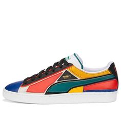 Puma Suede Layers Sneakers 'Blazing Blue Varsity Green' 387480-01 (SNKR/Skate/Unisex/Low Top/Non-Slip/Wear-resistant) Cool Kicks, Puma Suede, Stylish Sneakers, Low Top, Perfect Pair, Sneakers, Green, How To Wear, Blue