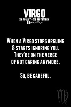 a black and white photo with the words virgo written in bold font on it