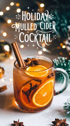 "Warm up your holiday gatherings with this festive Holiday Mulled Cider Cocktail Recipe! Infused with the delightful flavors of Christmas Apple Cider, this drink combines the best apple cider with hints of spices for a cozy treat. Elevate your celebrations with a creamy eggnog twist or a splash of apple bourbon for an extra kick. Perfect for chilly nights, this mulled apple cider will become your go-to apple cider recipe!" Christmas Apple Cider, Holiday Cider, Cider Cocktail Recipes, Cider Cocktail, Mulled Apple Cider, Best Apple Cider, Creamy Eggnog, Apple Bourbon, Tropical Cocktails