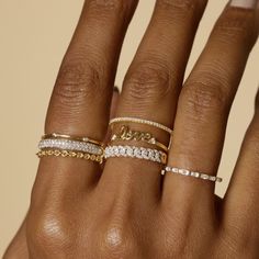 Lover Not A Fighter Ring – STONE AND STRAND Stylish Gold Earrings, Engagement Ring Non Traditional, 13 Aesthetic, Lover Not A Fighter, Necklace Women Gold, Women Gold Chain, Jewels Diy, Ring Stacks, Aesthetic Rings