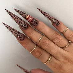 Acrylic Stiletto Nails, Light Elegance, Nails Stiletto, Exotic Nails, Print Nails, Animal Print Nails