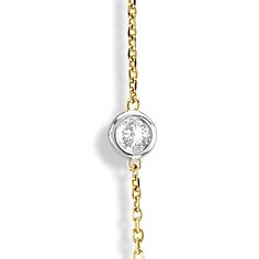 Style Number - AZ18051
Fourteen brilliant cut round lab grown diamonds sparkle in a bezel setting in this stunning Lab Grown Diamonds chain necklace 3.00 ctw. The lab grown diamonds are about 1 1/4 inches apart from each other. A great complement to both dressy and casual wear, this 14kt two tone gold station necklace is extremely trendy, classy, and fashionable.  Available in other lab grown diamond carat weights, and in 16, 18, 20 and other lengths. If you would like this necklace in a differe Allurez Jewelry, Diamond By The Yard, Diamonds By The Yard, Jewelry Fancy, Diamond Chain Necklace, Jewelry Chain, Sparkle Jewelry, Diamond Chain, Station Necklace