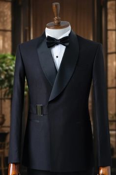 Discover a range of on-trend Fashion Black Shawl Lapel Wedding Suits with Buckle that are perfect for the office, as well as formal events such as weddings, proms and special party. Fitted Long Sleeve Three-piece Suit For Wedding, Tailored Three-piece Suit For Wedding With Long Sleeves, Elegant Long Sleeve Double Breasted Suit For Groom, Classic Long Sleeve Double Breasted Wedding Suit, Fitted Black Suits For Wedding, Black Fitted Suits For Wedding, Fitted Black Suit For Wedding, Black Fitted Suit For Wedding, Elegant Double Breasted Suit With Single Button For Wedding