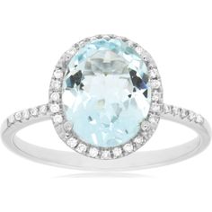 Royal 14K White Gold Aquamarine & Diamond Ring - Serene Blue Beauty Aquamarine Colour, Blue Beauty, Quiver, Royal Jewelry, Everyday Accessories, Blue Hues, Oval Cut, Modern Woman, Aquamarine