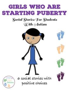 Puberty is tough for anyone to go through. Changing bodies and how to handle the changes both physically and emotionally is hard to understand. It is hard for girls to learn what to do when they start their period, or when they need to wear a bra and wear deodorant. My social stories are honest ways... Not Understanding, Perspective Taking, Social Story, Essay Writing Skills, What Is Self, Peer Pressure, Behavior Problems, Therapy Tools