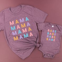 IMPORTANT NOTE: All Little Mama shirts are unisex sizing. That means they run slightly larger than typical women's shirts and slightly smaller than typical men's shirts. We recommend ordering your normal size for a loose fit, or sizing down for a more fitted look. Women sometimes prefer to size down in unisex sizing. If in between two sizes, most people are happy with the smaller option. Please reference all size charts before purchasing. SHIPPING DETAILS: - All shirts are shipped via USPS First