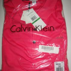 New Calvin Klein Men's Liquid Cotton Polo Shirt New In Package With Tags Retails For $58 Men's Size: Large Color: Geranium Short Sleeves Calvin Klein Logo On Left Front Chest 3 Button Placket With Calvin Klein Logo Buttons Classic Polo Collar Extra Fine Cotton With A Silky Luster And Feel Regular Fit Calvin Klein Shirt, Pink Polo, Cotton Polo Shirt, Calvin Klein Men, Cotton Polo, Polo Collar, Button Placket, Calvin Klein, Polo Shirt