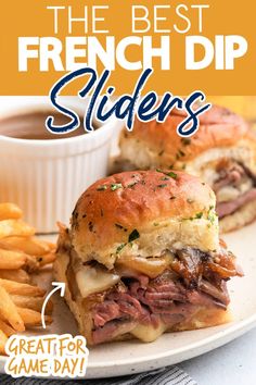 the best french dip sliders great for game day or any time of the year