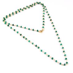 Emerald is the stone which most represents the energy patterns of the activated Heart Chakra, the wellspring of the emotions. ... Green crystal energy is used to resolve blockages and to re-balance the Heart Chakra, helping us understand our own needs and emotions clearly. emerald rosary necklace,gold plated necklace,beaded chain necklace,Tiny beads necklace,Green Rosary Chain,wire wrapped necklace,Everyday minimalist jewelry,mom,wife gift,Tiny beads necklace,green jewelry Gemstone - emerald len Emerald Beaded Necklaces With Natural Stones, Green Onyx Beaded Necklace For Gift, Green Onyx Beaded Necklace As Gift, Bohemian Green Onyx Gemstone Bead Necklaces, Emerald Necklaces With Natural Stones In Round Beads Shape, Gift Green Onyx Beaded Necklace, Emerald Beaded Necklaces As Gift, Handmade Beaded Necklaces With May Birthstone, Bohemian Green Onyx Beaded Necklaces As Gift