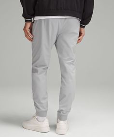 These Sleek Joggers Feature Our Abc Technology, Making Them An Obvious Choice For Recreation Or Travel. Designed For Casual. Close-To-Body Fit Thats Snug Around Glutes And Thighs:intended To Sit At Ankle For 32"-34" Inseam:our Abc Technology Uses An Ergonomic Gusset To Remove Tension From The Crotch Of Our Pants. Waistband Drawcord Can Be Worn Inside Or Out. Discreet Back Pocket. Front Pockets With Hidden Phone And Coin Sleeves. | ABC Skinny-Fit Jogger Regular Lululemon Relaxed Fit Functional Bottoms, Lululemon Sports Bottoms With Comfort Waistband, Lululemon Fitted Gym Pants, Sporty Lululemon Bottoms With Elastic Waistband, Lululemon Fitted Activewear With Elastic Waistband, Fitted Lululemon Activewear With Elastic Waistband, Casual Mid-rise Bottoms By Lululemon, Lululemon Gym Bottoms With Comfort Waistband, Lululemon Bottoms With Comfort Waistband For Gym