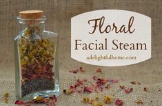 Make 40 Herbal Gifts in 45 minutes - No Fuss Natural Steam Facial, Relaxing Facial, Recipe Gift, Lavender And Chamomile, Facial Steaming, Rose Lavender