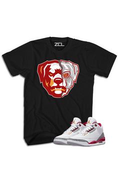 Air Jordan 3 "Cyborg Hov" Tee Cardinal Red - Zamage Red Sporty Sublimation Design For Streetwear, Red Fan Apparel T-shirt With Sublimation Print, Red Cotton Sporty Sublimation T-shirt, Red Sporty Cotton Sublimation Design, Red Streetwear T-shirt With Front Print, Red Sublimation Print Fan Apparel T-shirt, Red Cotton Sporty Sublimation Design, Red Short Sleeve Sublimation Design For College, Red Fan Apparel With Graphic Print