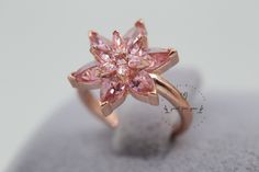 Pink Lotus Flower Ring in Rose Sterling Silver, Floral Adjustable Ring, Rose Gold Silver Open Ring, Boho Flower Ring, Adjustable Ring, Sterling Silver Flower Ring, Dainty Flower Ring, Floral Ring, Flower Stacking Ring, Gift for Her, Sterling Silver, Dainty Jewelry, Statement Ring, Stacking Ring, Gift for Mom, Gift for Women, Gifts for Her, Silver Signet Ring, Minimalist Ring, Flower Rings, Mothers Day Gift - Special Design - Item is fully handmade - 925 Sterling Silver - Weight : 4,64 gr / 0.163 Pink Flower Ring, Pink Lotus Flower, Lotus Flower Ring, Pink Stone Rings, Lotus Ring, Flower Rings, Stacked Wedding Rings, Silver Flower Ring, Ring Flower