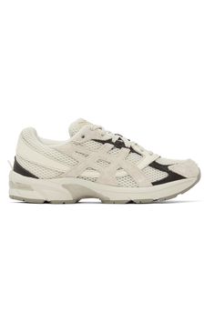 Asics: Off-White HAL STUDIOS Edition Gel-1130 Sneakers | SSENSE Asics Mesh Lace-up Sneakers, Asics Mesh Functional Sneakers, Functional Asics Mesh Sneakers, Asics Low-top Mesh Sneakers, Asics Mesh Running Shoes For Streetwear, Functional Mesh Asics Sneakers, Asics Sneakers With Laces For Jogging, Asics Low-top Sneakers With Vented Sides, Casual Asics Running Shoes With Rubber Waffle Outsoles