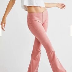 Brand New We The Free Flare Jeans/Pants Bell Bottoms Retro Size 26/4 But Will Fit A Size 28/6 See Measurements In Photo Free People, Anthropologie, Pink, Barbie, Barbiecore, Bell Bottoms, Cotton, Spring, Summer, Light, Stretch, 27/4/29/8, Nordstrom, 60’s, 70’s Casual Tight Trousers, Trendy Tight Mid-rise Bottoms, Trendy Stretch Cotton Bottoms, Trendy Cotton Stretch Bottoms, Trendy Tight Bottoms For Spring, Casual High-waisted Tight Pants, Spring High-waisted Tight Bottoms, Spring Straight Leg Tight Pants, Spring Tight Straight Leg Pants