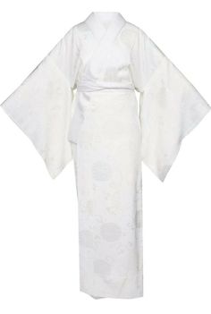 KYOETSU Women's Japanese Silk Long Kimono Nagajuban size M-1. Condition is "New with tags". Shipped with USPS Priority Mail. This size m-1 is for woman/children 3'9"-4'4" 45-60 lbs White Kimono Outfit, Pretty Kimonos, Winter Kimono, Red Kimono, Traditional Japanese Kimono, Kimono Outfit, White Kimono, Kimono Design, Traditional Kimono