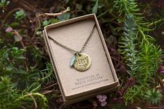 Leave Her Wild Necklace | Hand-stamped Brass Pendant Jewelry Feather Free Spirit Boho Bohemian Bohemian Stamped Round Pendant Jewelry, Bohemian Stamped Round Pendant Necklace, Bohemian Engraved Brass Necklaces, Stamped 14k Amulet Pendant, Stamped 925 Amulet Pendant Jewelry, Boho Bohemian, Brass Pendant, Free Spirit, Vintage Looks