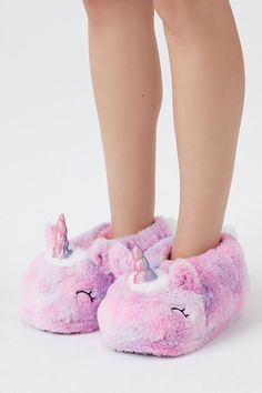 Unicorn House, Aesthetic Heels, Plush Unicorn, Shoes Aesthetic, Unicorn Plush, Moccasins Slippers, Unicorn Design, House Slippers, Heels Pumps