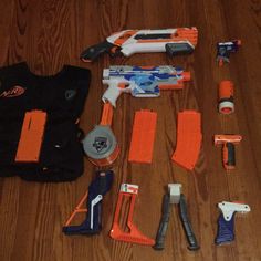 Medium Size Lot Comes With Details Below -Nerf Motorized Stryfe (All Attachments Fit) -Nerf Roughcut 4x4 -Nerf Jolt -Nerf Elite Tactical Vest -2 12 Round Magazines -1 10 Round Mag (Curved) -1 25 Round Drum Magazine Multiple Attachments Shown Stocks Barrels Grips And A Adjustable Bipod. All Prices Negotiable This Is A Lot But If Interested Leave A Comment Below For A Individual Price Or Bundle Drum Magazine, Nerf Toys, Tactical Vest, Boy Toys, Toys For Boys, Medium Size, Bbc, Kids Toys, Kids Shop