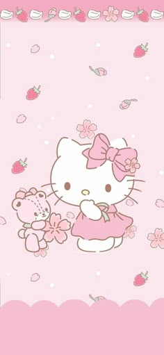 Iphone Wallpaper Themes Pink, Cute Wallpapers Aesthetic Hello Kitty, Cute Pink Hello Kitty Wallpaper, Ipad Hello Kitty Wallpaper, Hello Kitty Backgrounds Iphone, Sanrio Wallpaper Hello Kitty, Hello Kitty Pink Wallpaper, Aesthetic Hello Kitty Wallpaper, Pink Themed Wallpaper