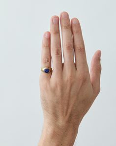 lazuli signet – Hernan Herdez Amethyst Signet Ring, Everyday Yellow Gold Signet Ring With Gemstone, Timeless Blue Gemstone Signet Ring, Oval Signet Ring With Bezel Setting For Everyday, Timeless Blue Signet Ring With Polished Finish, Classic Gemstone Signet Ring For Everyday, Classic Everyday Signet Ring With Gemstone, Hernan Herdez, Signet Engagement Rings