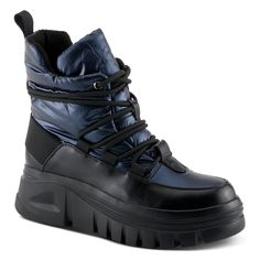 Buy Azura Snowstorm Boots - Casual Boots from Don’t Panic Shoes | Best Prices & Fast Shipping Lug Sole Boots, Spring Step Shoes, Sock Boots, American Leather, Loafer Sneakers, Lace Up Heels, Lug Sole, Casual Boots, Look Cool