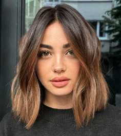 Short Brown Hair, Lob Hairstyle, Lob Haircut, Hair 2024, Medium Hair Cuts, Long Bob, Shoulder Length Hair, Balayage Hair, Length Hair