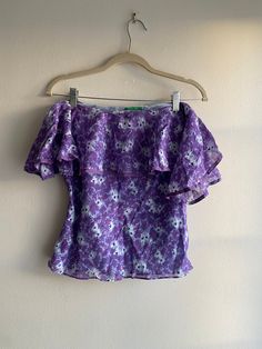 Off-the-shoulder Purple Floral Vintage Tibi Summer Shift - Etsy Off-shoulder Summer Blouse With Floral Print, Summer Off-shoulder Floral Print Blouse, Summer Off-shoulder Floral Blouse, Summer Floral Print Purple Tops, Purple Floral Print Summer Top, Summer Purple Floral Print Top, Casual Floral Print Off-shoulder Top, Summer Off-shoulder Printed Top, Casual Off-shoulder Tops With Floral Print