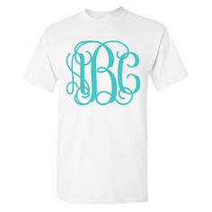 You're never fully dressed without a monogram! Look cute and wear this UM personalized tee in any style you want! This is a digitally printed graphic on a Unisex Tee White Monogram Print Graphic Tee, Graphic Tee With Monogram Print And Short Sleeves, White Monogram Crew Neck T-shirt, Cotton Monogram Print Graphic Tee, Casual Personalized Crew Neck T-shirt, White Cotton T-shirt With Monogram Print, White Casual Monogram Top, Casual Personalized Blue T-shirt, White Monogram Crew Neck Top