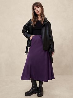 Midi Slip Skirt | Banana Republic Factory Slip Skirt, Banana Republic, Twist, Wardrobe, My Style, Clothes