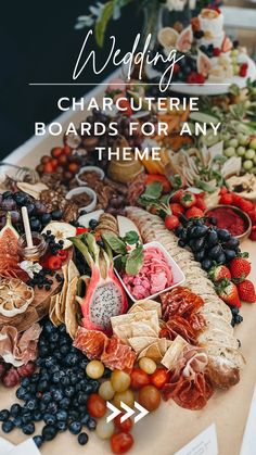 a table topped with lots of different types of food