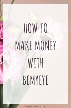 pink flowers in a vase with the words how to make money with ohmydosh