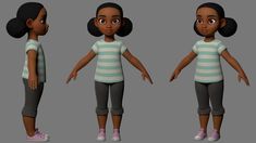 ArtStation - Little Girl, Meg Higginbotham Black Female Art, Christmas Tree Silhouette, Drawing Cartoon Characters, Character Model, Model Sheet, Lighting Setups