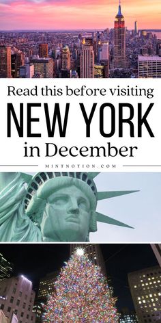 Visiting New York City in December: 10 tips and tricks Things To Do In New York For Christmas, Best Things To Do In Nyc In December, Night Out In Nyc Outfit Winter, Ny In December, New York Trip In December, Things To Do In New York City In December, Nyc December Things To Do, Free Things To Do In Nyc At Christmas, What To Wear In New York In December