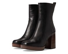 Women's Steve Madden Edson Bootie | Zappos.com Square Boots Outfit, Cute Winter Shoes, Winter Work Shoes, Square Boots, Fall Board, Boot Heels, Earthy Outfits, Fall Boots, Xmas List