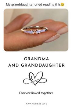 "Gave this as a gift to my nine year old granddaughter and she loved it. That rates five stars by itself. It’s so pretty". - Michaela W. 🥰 Your Granddaughter is one of a kind. She lights up your life with her smile and makes you feel incredibly proud. Now, it’s time to celebrate her uniqueness with a very special gift. It comes complete with our heartfelt giftcard, so she knows how much you cherish her. Get one for your granddaughter today and save 50%. Grandma And Granddaughter, Granddaughter Jewelry, Grandma Granddaughter, Granddaughter Gifts, Newyear Gift, Grandmothers Love, Granddaughter Gift, Meaningful Jewelry, Gift For Grandma