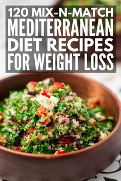 Mediterranean Diet Recipes Lunch Low Carb, Mederteranian Diet Recipes Dinners, Greek Diet Plan Mediterranean Recipes, Mediterranean Diet Salad Recipes, Mediterranean Diet Recipes Lunch, Mediterranean Diet Lunch Ideas, Mediterranean Dinner Ideas