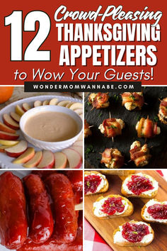 Get ready to wow your guests with these 12 crowd-pleasing Thanksgiving appetizers! Perfect finger foods that are easy to make, these appetizers will add a festive touch to your holiday gathering. #Thanksgiving #Appetizers #FingerFoods Easy Appetizer For Thanksgiving, Thanksgiving Horderves, Crockpot Thanksgiving Appetizers, Yummy Thanksgiving Appetizers, Thanksgiving Theme Appetizers, Thanksgiving Apps Easy, Simple Thanksgiving Appetizers, Thanksgiving Appetizer Ideas