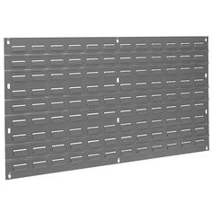 Akro-Mils 30136 Heavy Duty Wall Mount Garage Storage Steel Louvered Panel | Wall Storage Bin Hanging Organizer System for AkroBins, 36-Inch W x 19-Inch H, Grey, Single CUSTOMIZEABLE - Chose from various AkroBins or Akro-Mils Steel Cabinets storage drawers (sold separately) to create a wall shelf storage rack; mount on a door or wall, add desired bins and/or cabinets and start enjoying this space saving wall organizer VERSATILE HANGING STORAGE - This wall hanging panel can be used in a garage, workshop, warehouse, storage room, office, school, playroom and just about anywhere you need a craft storage cabinet, parts organizer, tool storage, and more ORGANIZATION AND STORAGE - This tool organizer can be customized to store hardware and small parts like nuts, bolts, nails, screws, also art sup Storage Room Office, Craft Storage Cabinet, School Playroom, Wall Shelf Storage, Garage Wall Organizer, Parts Organizer, Craft Storage Cabinets, Garage Organizer, Storage Rooms