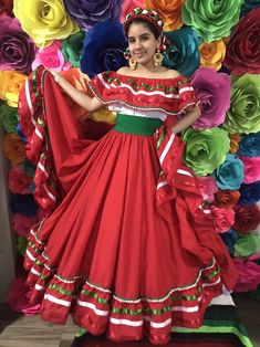 Mexican dress with top Handmade skirt Frida Kahlo style-womans mexican boho coco theme party day of the dead costume 100cm Mexican Girl Outfit, Jalisco Dress, Mexican Fiesta Dresses, Folklorico Dresses, Mexico Dress, Mexican Clothing, Traditional Mexican Dress, Frida Kahlo Style, Mexican Boho