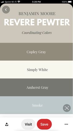 the color scheme for an app that shows different shades of gray, white and red