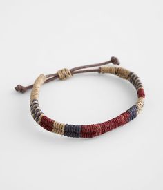 "BKE Jute Slider Bracelet - Red/Grey/Brown , Men's Tan Multi thread bracelet Measures up to 4" diameter. Apparel & Accessories" Mens Thread Bracelet, Jute Bracelet Diy, Unique Mens Bracelet, Rope Bracelet Men, Cool Friendship Bracelets, Man Bracelet, Thread Bracelet, Grunge Jewelry, Mens Bracelets