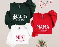 📌ABOUT our: "Family Christmas Unisex Sweatshirt" ☑️Celebrate the holiday season in style with this customizable Family Christmas Sweatshirt! This classic unisex heavy blend crewneck sweatshirt, combines festive flair with everyday comfort. Made from a soft polyester and cotton blend, it ensures your custom design looks vibrant and fresh. The ribbed knit collar maintains its shape after every wash, and its no-itch, seamless sides provide all-day comfort. Make these sweatshirts the perfect keepsake for holiday gatherings. 📌KEY FEATURES 🔖Without side seams, tubular knit reduces fabric waste and enhances the garment's appearance. 🔖Ribbed knit collar with seam. The ribbed knit adds elasticity and helps the collar retain its shape. ◾️Fabric Blend: 50% cotton, 50% polyester, cozy and perfect Silhouette Cameo 4, Matching Christmas Shirts, Outfit Matching, Matching Christmas Pajamas, Fabric Waste, Family Christmas Pajamas, Christmas Pajamas, Holiday Gathering, Christmas Sweatshirts