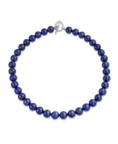 in stock Blue Jewelry With Polished Round Beads, Blue Polished Beads Round Jewelry, Blue Polished Round Beads Jewelry, Blue Lapis Lazuli Beaded Necklaces, Blue Lapis Lazuli Necklace With Large Beads, Elegant Blue Beaded Necklace With Lobster Clasp, Blue Single Strand Lapis Lazuli Beads, Single Strand Blue Lapis Lazuli Beads, Blue Lapis Lazuli Single Strand Beads