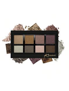 Khasana Highly Pigmented Eyeshadow Palette is the right eyeshadow shade to enhance your look.These Matte and Shimmers makeup palettes are richly toned, each featuring versatile shades that can be layered in endless ways to create a wide range of looks, such as: subtle and natural, dramatic, bold and bright looks.Choose your suitable tone among the various combinations.Blue eyes: orange, terracotta and bronze to illuminate, while nude, ash and chocolate tones accentuate their clarity.Green Eyes: Eye Makeup Shimmer, Luxury Eyeshadow Palette, Luxury Eyeshadow, Eyeshadow Shimmer, Makeup Shimmer, Everyday Eyeshadow, Glam Eyeshadow, Eyeshadow Matte, Natural Dramatic