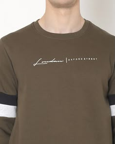 Buy Olive Sweatshirt & Hoodies for Men by Fort Collins Online | Ajio.com Shirt Ideas For Men, Aop Print, Neckline Details, Casual Man, Winter Model, T Shirt Art, Shoe Lace Patterns, Fort Collins, Hoodies For Men