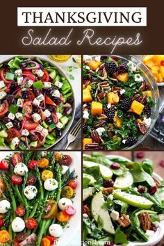 Thanksgiving Salad Recipes Best Thanksgiving Salad Recipes, Thanksgiving Lettuce Salad Recipes, Easy Thanksgiving Salad Recipes, Thanksgiving Salad Ideas, Holiday Salads Thanksgiving, Salad For Thanksgiving Dinner, Salad Recipes Thanksgiving, Salads For Thanksgiving Dinner